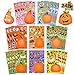 JOYIN 24 Pcs Halloween Pumpkin Decorating Stickers Party Favor for Kids Art Crafts Party Supplies Pumpkin Face Sticker with 8 Designs Halloween Treats Classroom Activities Games - Image 3