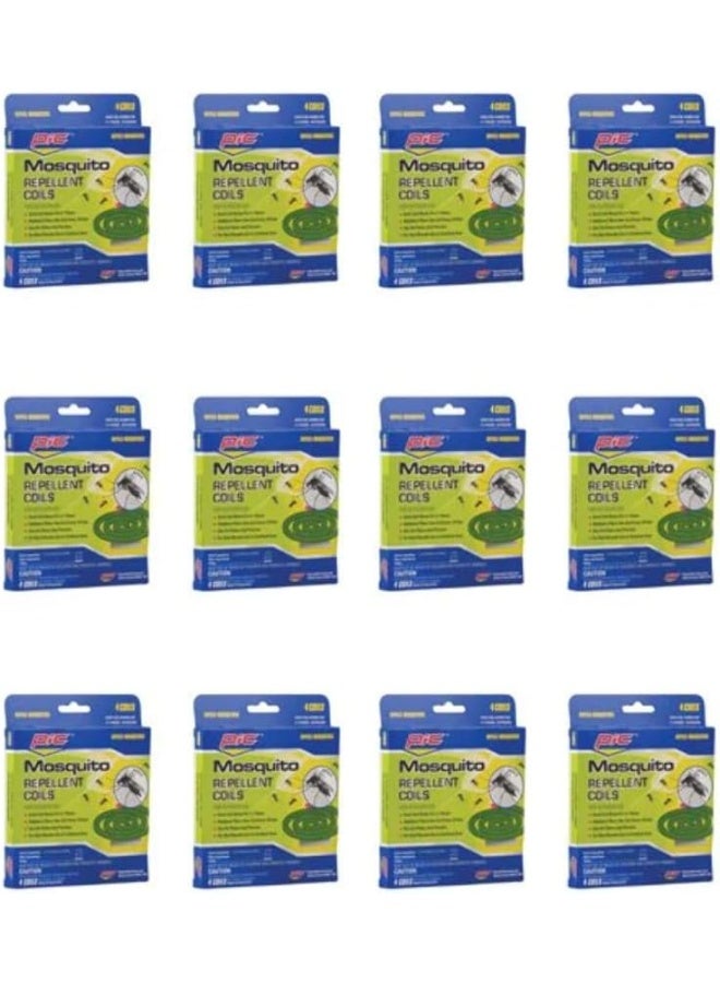 PIC C412 Mosquito Repellent Coils (12 Packs Of 4) 