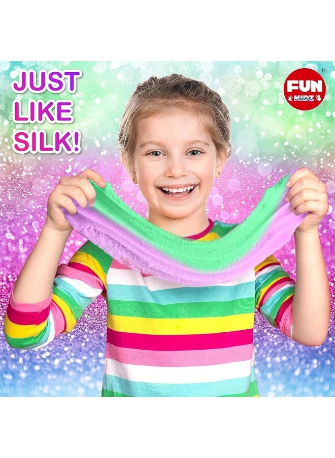 FUN KIDZ 35.16 FL OZ Cloud Unicorn Slime for Girls 6-8, FunKidz 1040 ML Rainbow Premade Slime Toy Pack Birthday Party Gifts for Kids - Image 1