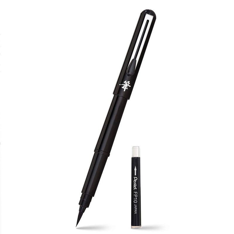 Pentel Pocket Brush Pen 1/Pkg-Black - Image 2