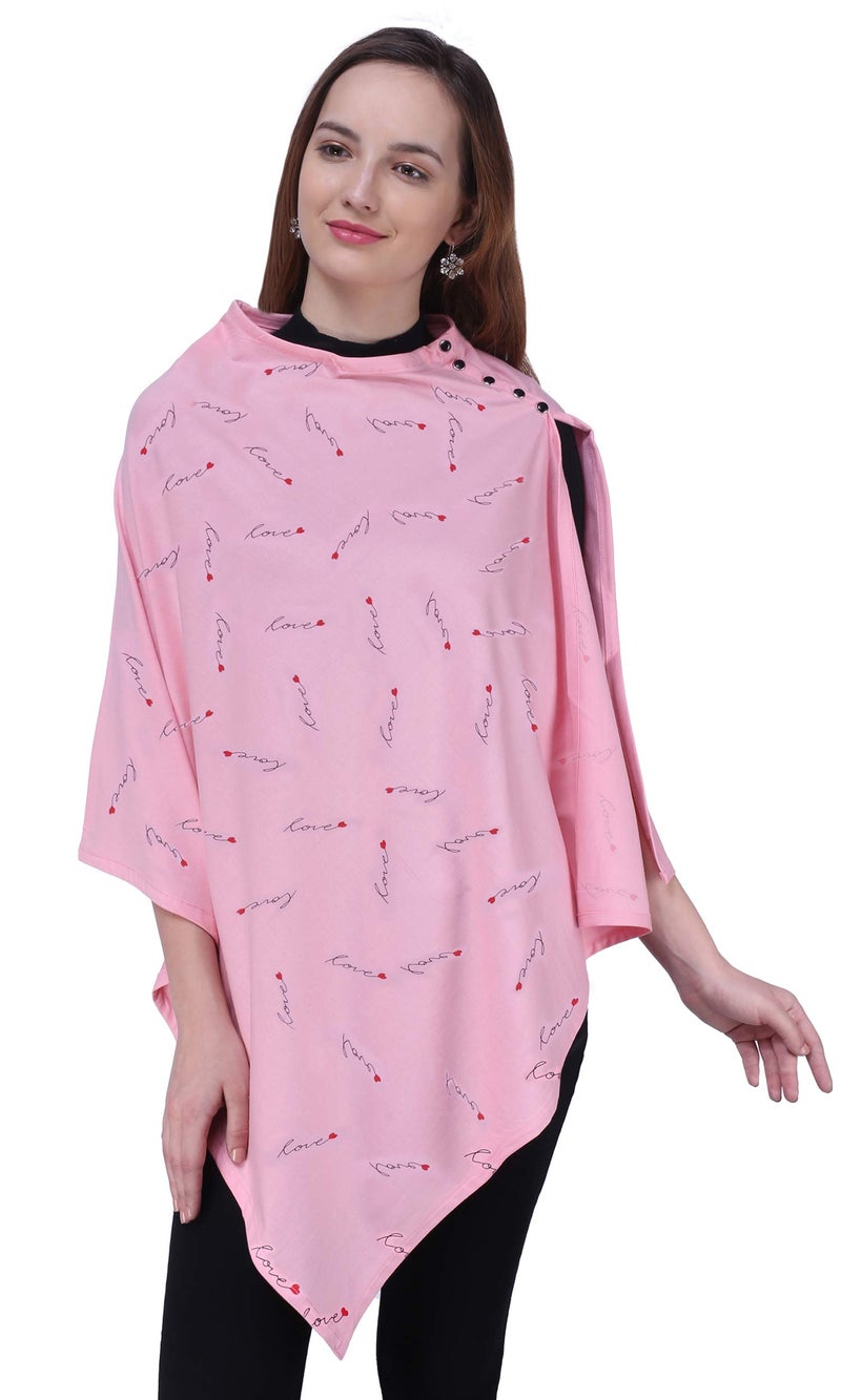 Warhammer Multi Use Breastfeeding Cover for Mother and Nursing Cover for Breastfeeding Mother (Lovely Pink) - Image 4