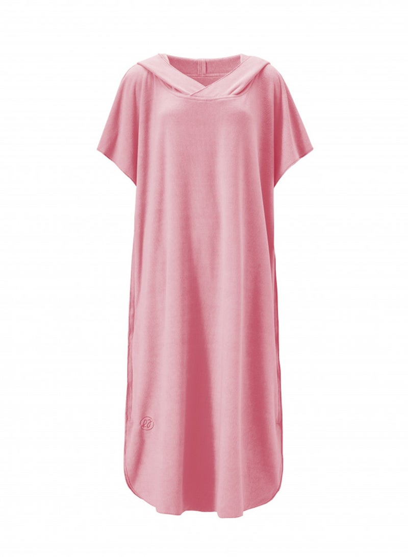 RJ Women Luxury Pink Bathrobe size S - M from RJ Premium Waffle with Hood Ultra-Soft Highly Absorbent - Image 5