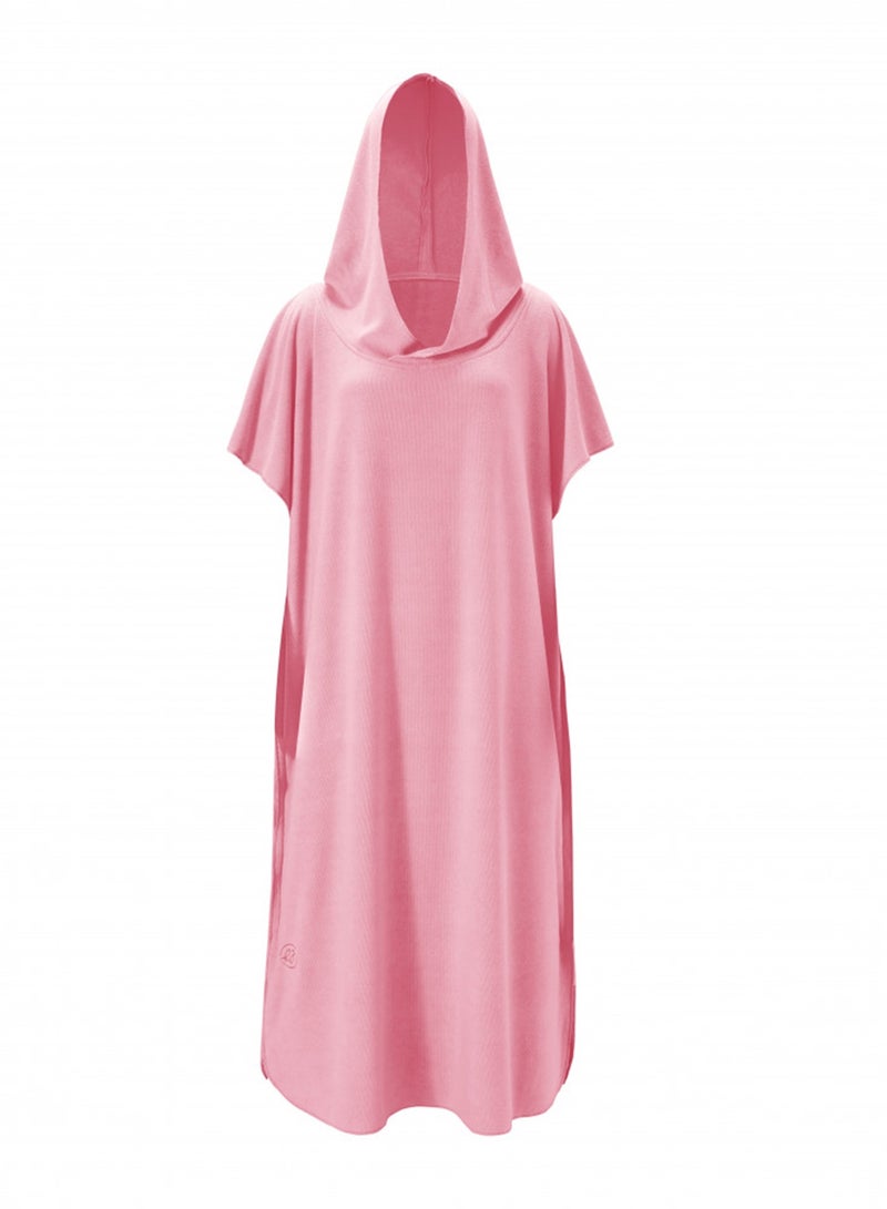 RJ Women Luxury Pink Bathrobe size S - M from RJ Premium Waffle with Hood Ultra-Soft Highly Absorbent - Image 4