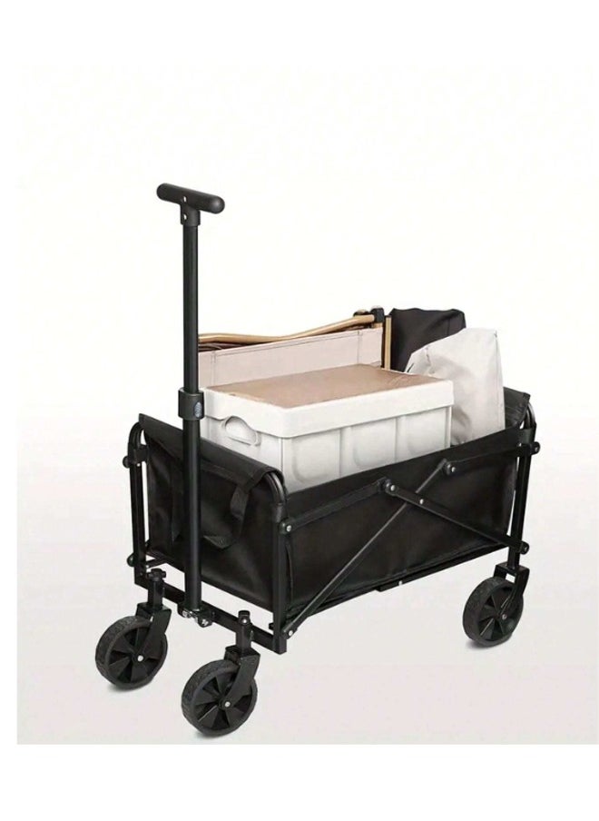 ATM Heavy-Duty Foldable Camping Wagon with Wheels –5 inch (67x57x39)CM  - Image 3