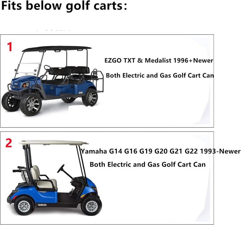 BestAccess مجموعة فرامل عربة الجولف BestAccess EZGO | مجموعة فرامل خلفية لـ EZGO TXT PDS Medalist و Yamaha G14-G22 (2PCS) - Image 4