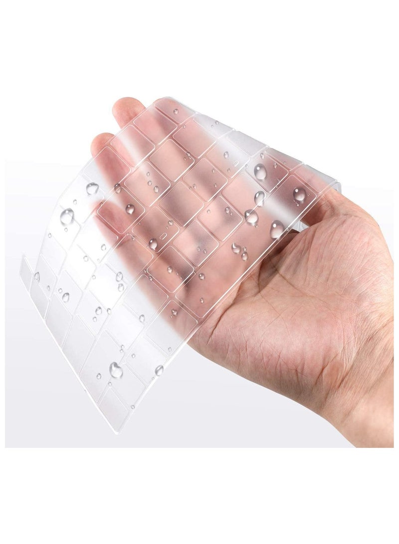 AMM UK Layout Skin Protective Keyboard Cover For MacBook New Pro 13 and 16-Inch Clear - Image 4