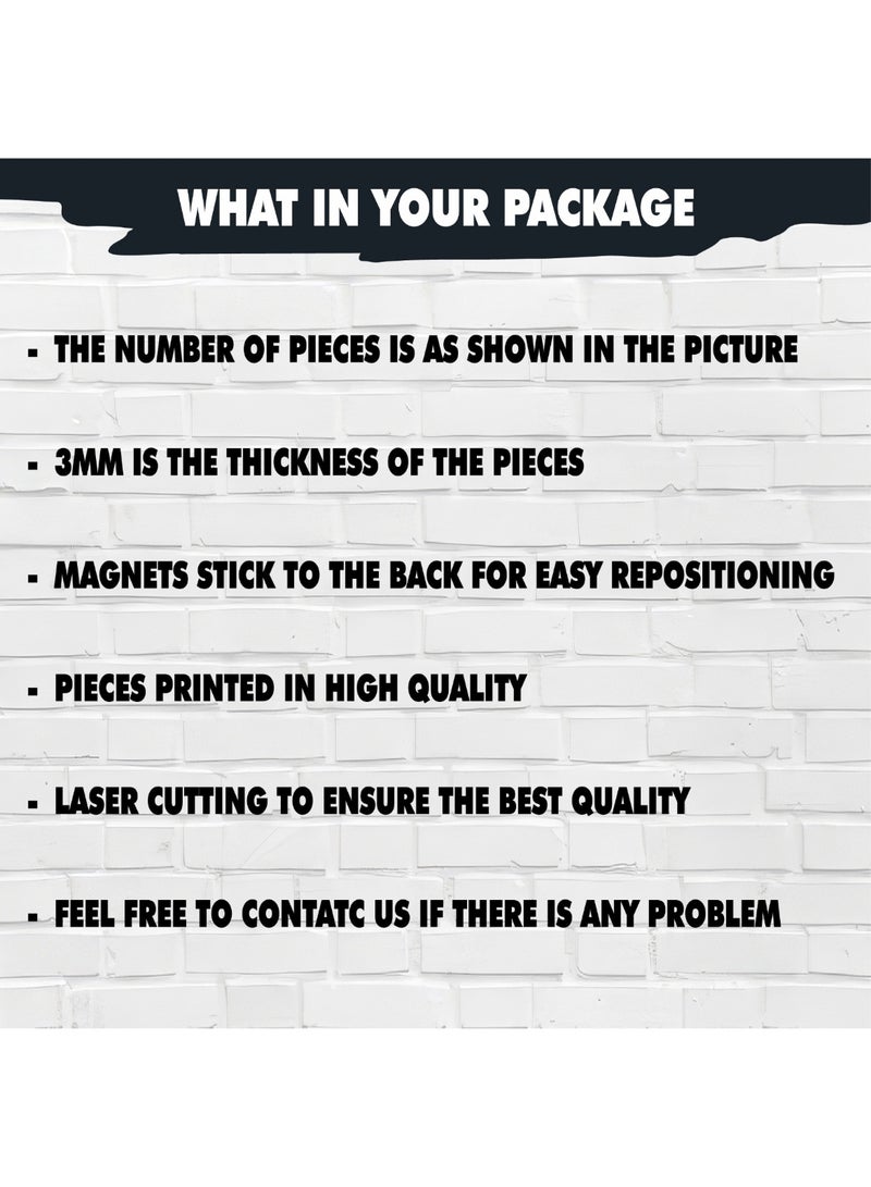 Polka Dot Patisserie Chef Set – 7 Pcs Fridge Magnets, Cute Bakery Chef Designs, Aesthetic Kitchen Decor, 3MM Thickness - Image 4