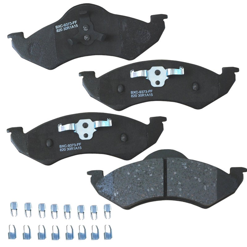 بنديكس وسادات فرامل أمامية سيراميكية Bendix Premium SBC820 لسيارات Dodge Dakota (2002-2000) وDurango (2002-2000) - Image 1