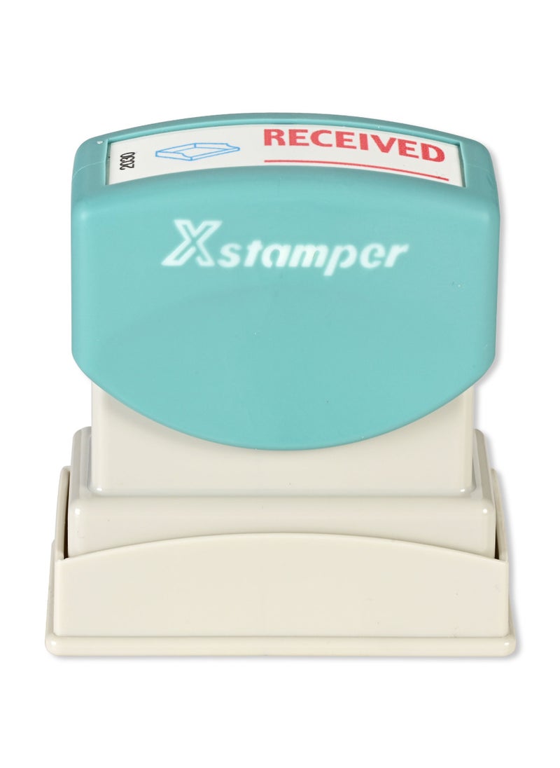 Xstamper - Artline X-Stamper "RECEIVED" for Office Business Supplies, Ink Red - ARXTCXBN2030-1PC - Image 1