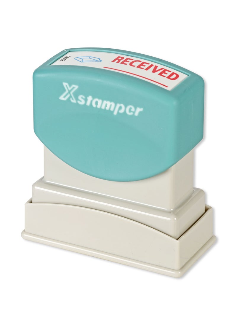 Xstamper - Artline X-Stamper "RECEIVED" for Office Business Supplies, Ink Red - ARXTCXBN2030-1PC - Image 1