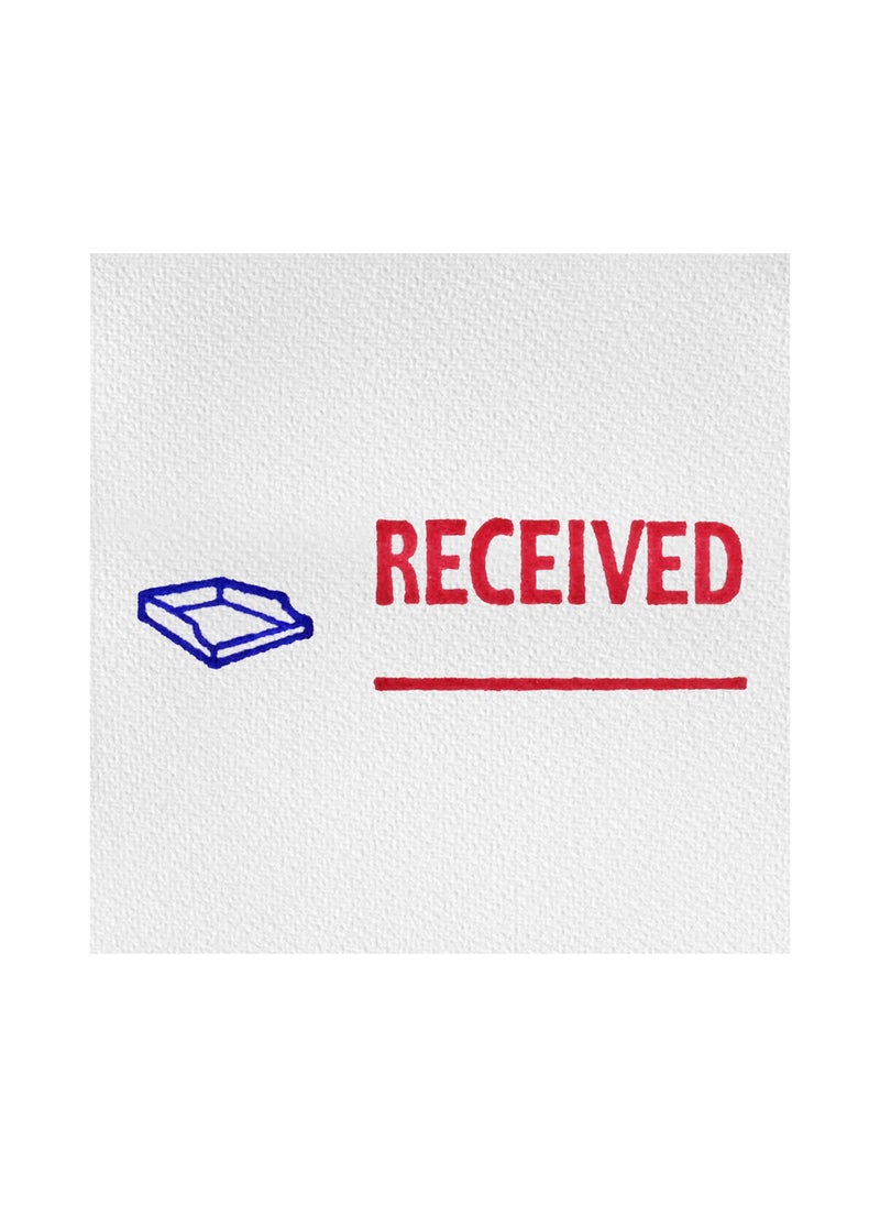 Xstamper - Artline X-Stamper "RECEIVED" for Office Business Supplies, Ink Red - ARXTCXBN2030-1PC - Image 1