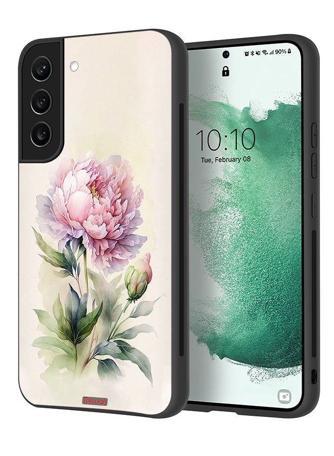 Tolwak غطاء حماية لجهاز سامسونج جالاكسي S22 5G بتصميم فني لورود مائية - Image 1