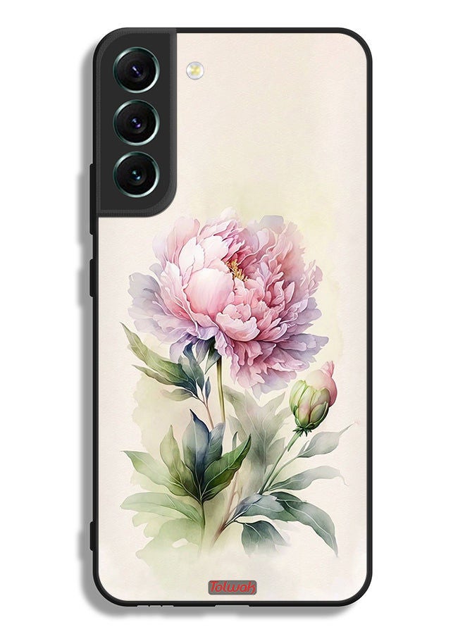 Tolwak غطاء حماية لجهاز سامسونج جالاكسي S22 5G بتصميم فني لورود مائية - Image 3