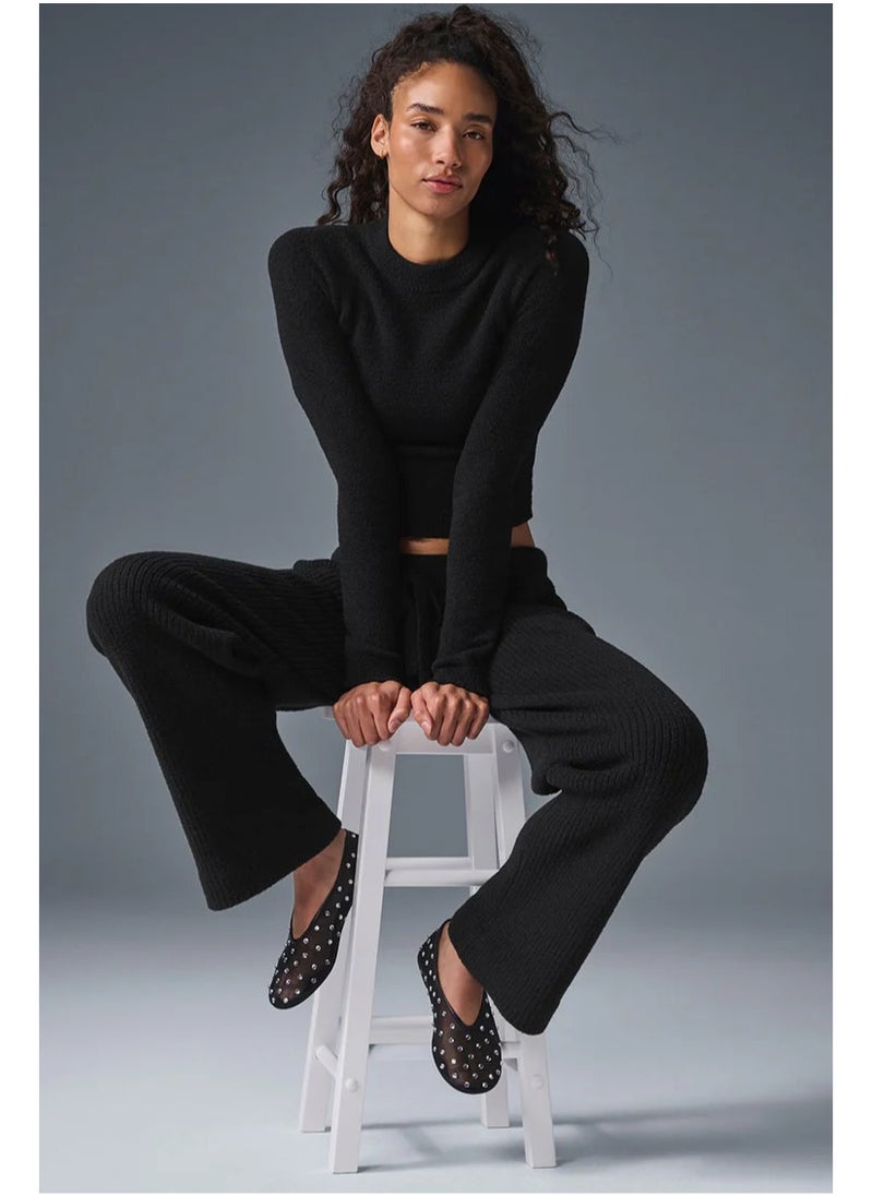 alo - ALO Snuggle Up Sweater High-Waist Wide Leg Pant - Image 1