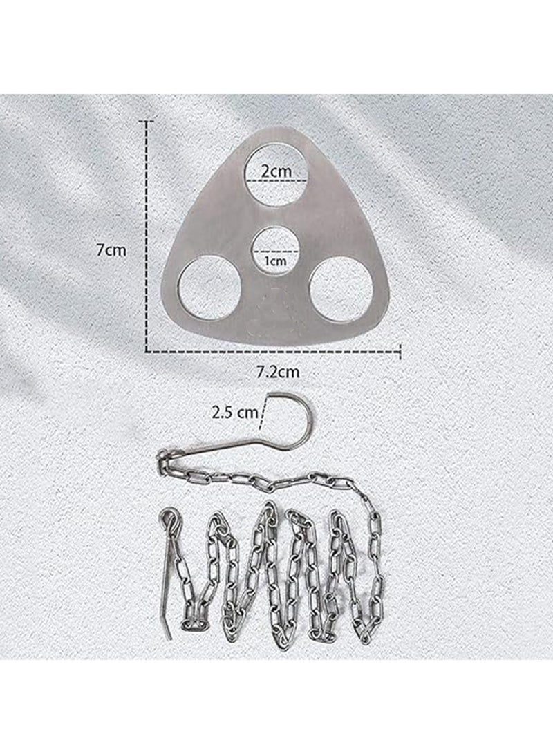 Camping Tripod Plate, Turn Branches Into Campfire Tripod, Campfire Grill Tripod, Grill Rack, Cooking light Tripod Rack for Camping Activities