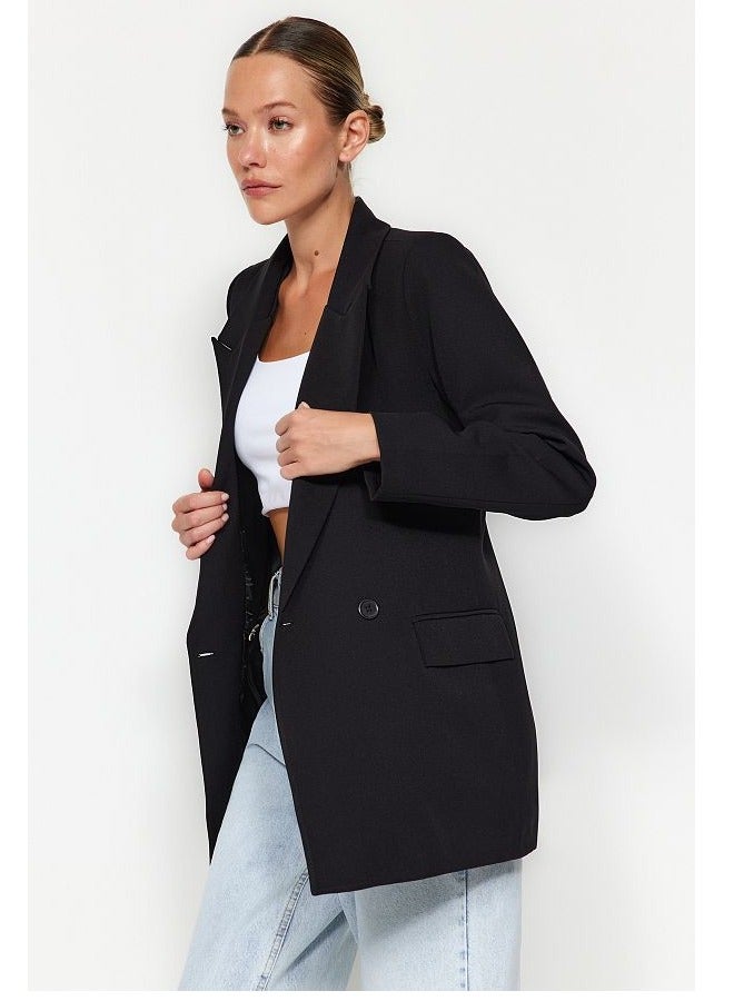 trendyol Blazer - Black - Regular fit - Image 2
