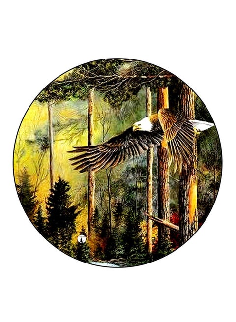 Bird Printed Mouse Pad  Multicolour