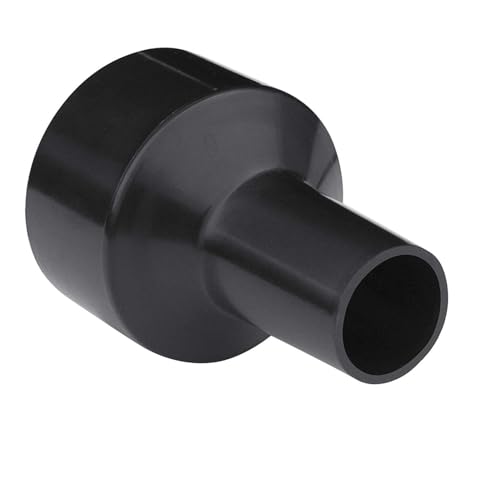 POWERTEC 70140 2-1/2” to 1-1/4” Hose Reducer – Conversion Unit for Dust Collection Accessories, Black - Image 1
