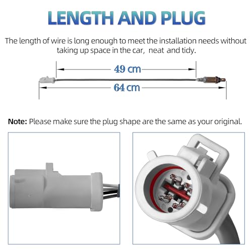 AUTOSTARSHIP 11171843 15717 Oxygen Sensor Compatible for Ford F150 E150 E250 Explorer Mercury Lincoln Mazda Upstream and Downstream (4 PCS) - Image 2