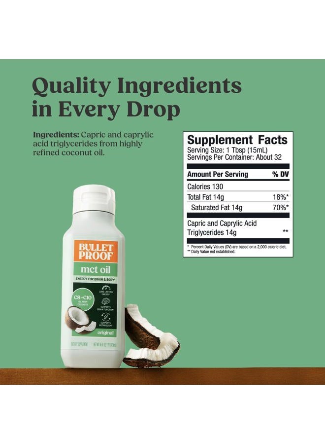 Bulletproof Xct Oil for Keto and Paleo Die From Coconuts Only - 16oz - Image 3