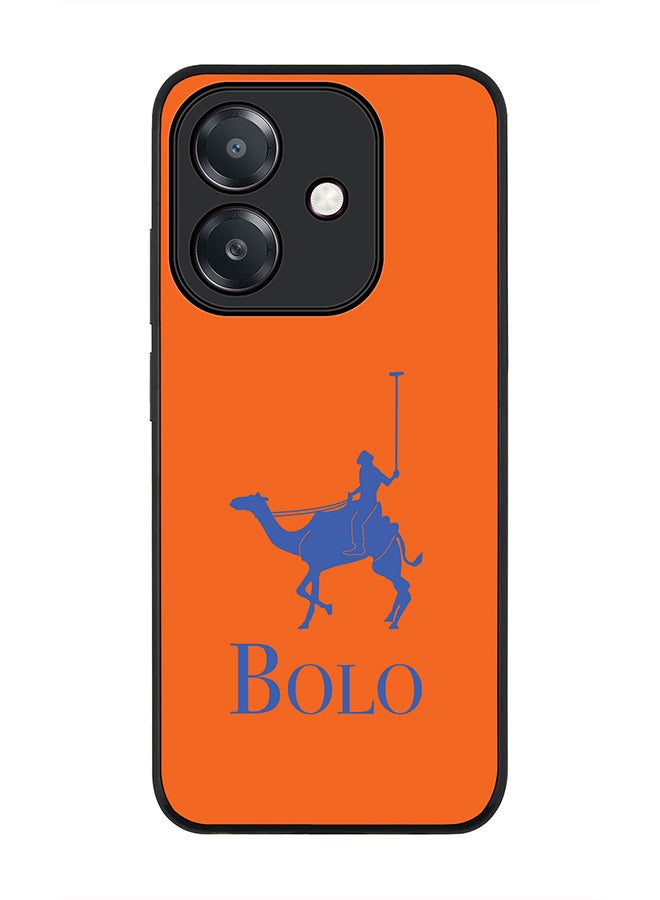 Stylizedd For Oppo A5i Case,Slim fit Camera Protection, Shockproof Thin Phone cover  - BOLO Orange