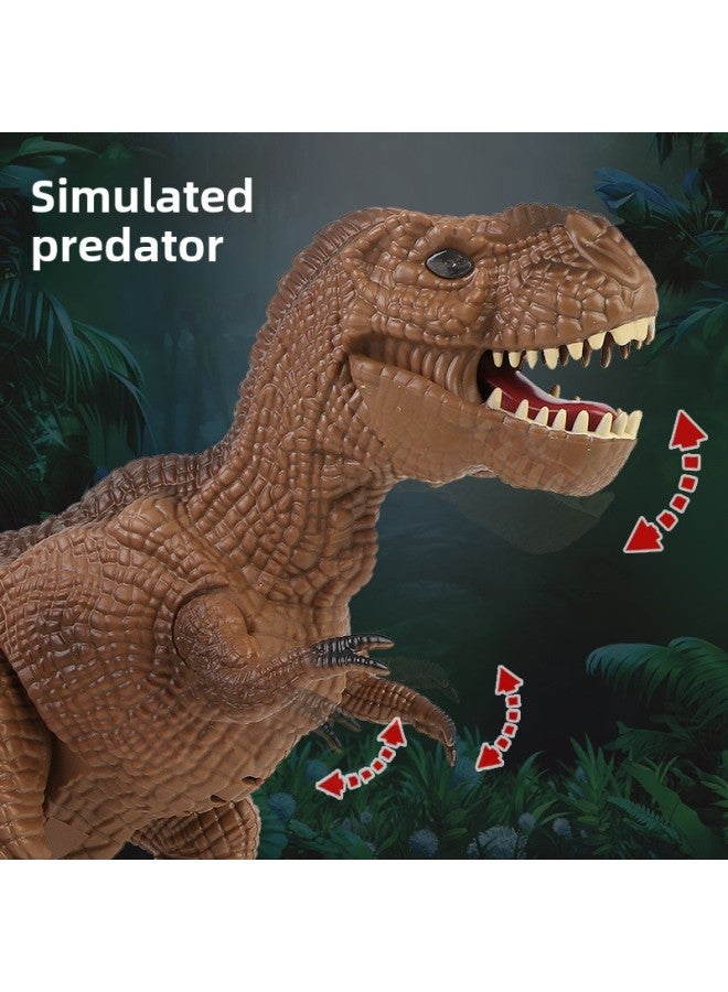 Simulation Wireless Remote Control Tyrannosaurus Rex Model Long Neck Dragon Strange Dinosaur Children Toy Boy Gift-Color:Remote Control Triceratops-Battery Edition White Boxed - Image 4
