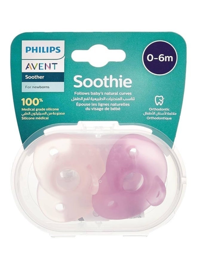 Philips Avent Curved Soothie, 0-6 Months