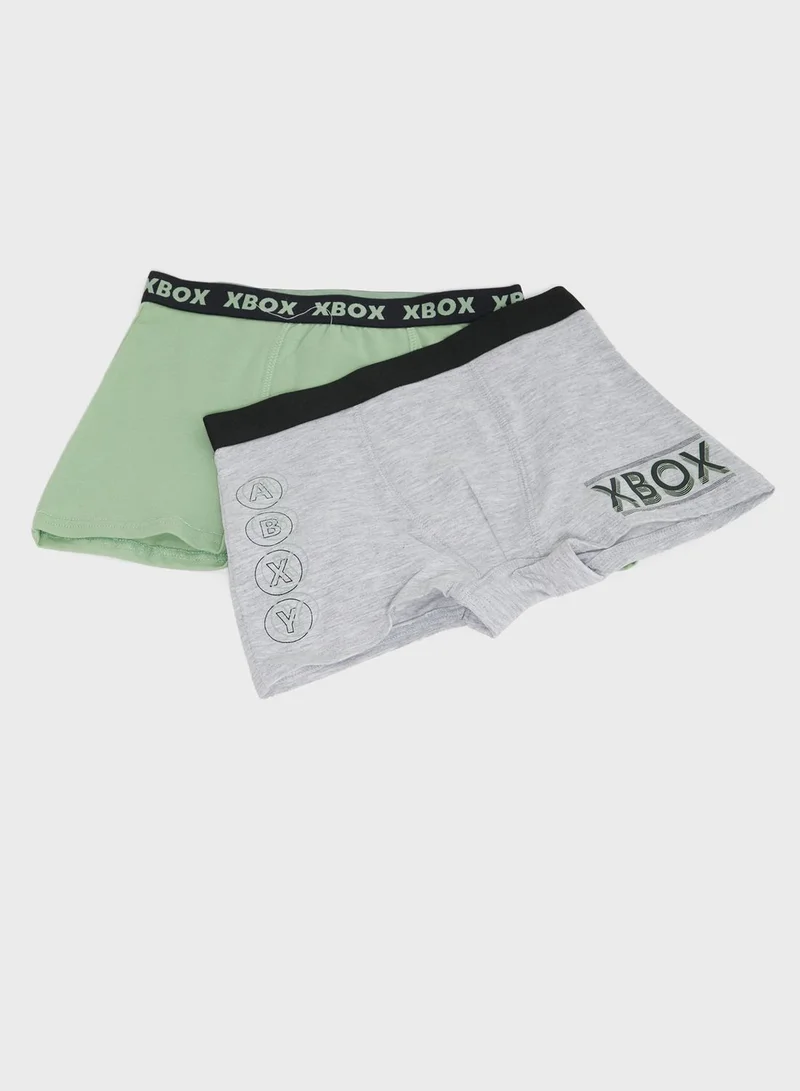 XBOX Xbox Boys Pack Of 2 Boxer