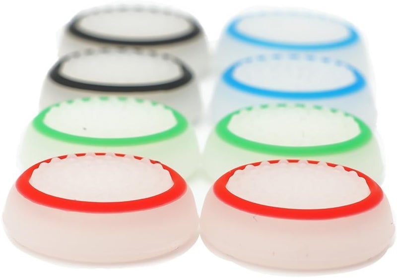 SUBANG 16 Pieces Silicone Noctilucent Thumb Grip Caps Controller Joystick Cap Covers for PS-Series, Xbox-Series Analog Stick Caps Replacement - Image 4