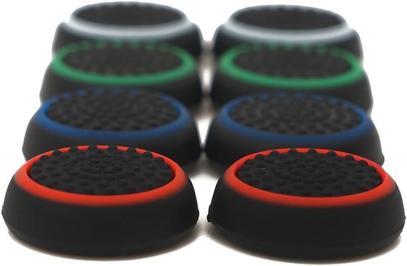 SUBANG 16 Pieces Silicone Noctilucent Thumb Grip Caps Controller Joystick Cap Covers for PS-Series, Xbox-Series Analog Stick Caps Replacement - Image 5