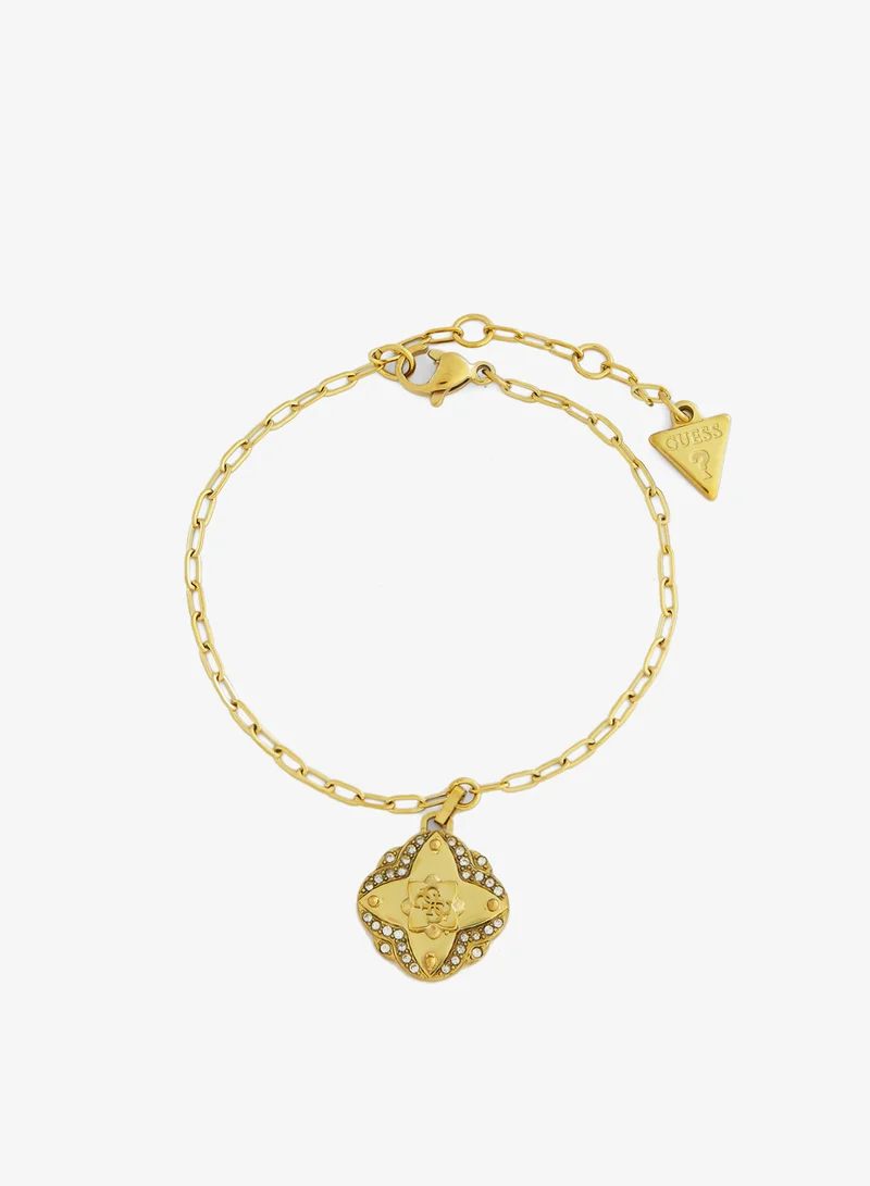 GUESS Wild Flower Logo Bracelet