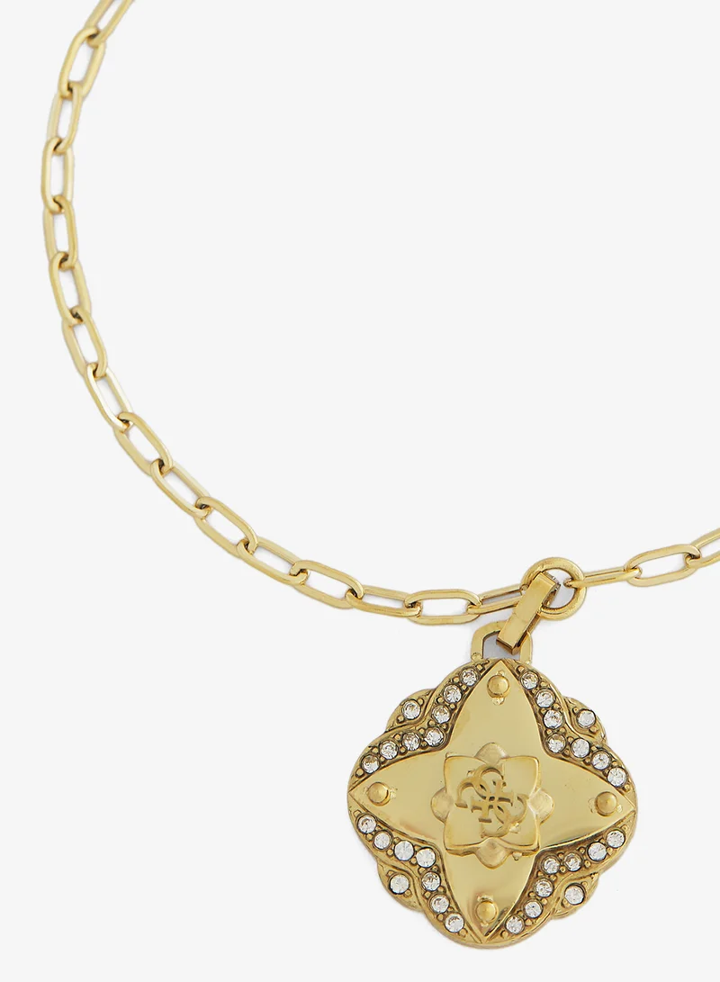 GUESS Wild Flower Logo Bracelet
