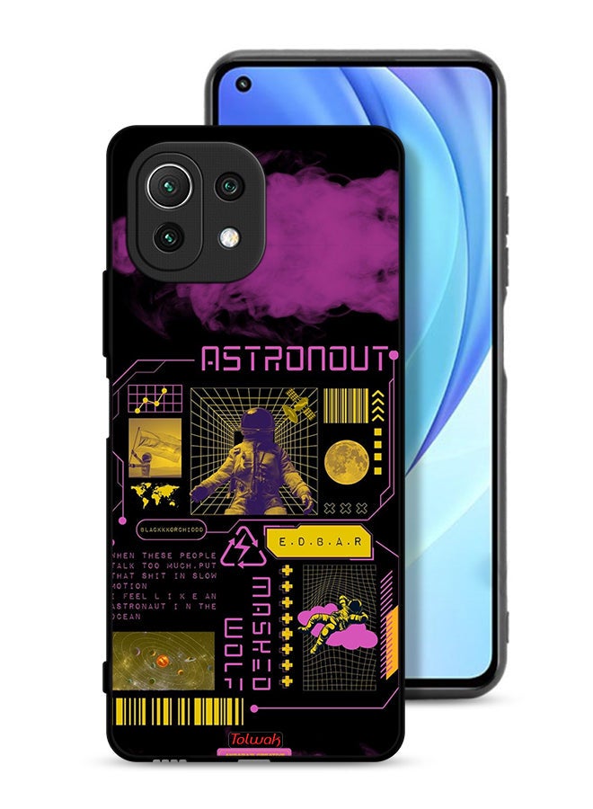 Tolwak Xiaomi Mi 11 Lite Protective Case Cover Astronaut Sticker - Image 1