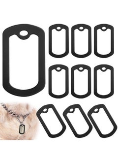DanziX 25 Pack Dog Tag Silicone Silencer,DanziX Silicone Rubber ID Tag Protector Silicone Black Tags to Reduce Noise,52 * 31 mm/2.04 * 1.22 Inches  - Image 1