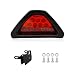 ZNDAW Car F1 Style Brake Light 12V Super Bright Waterproof Triangle Rear Fog LED Lights Tail Flash Lamp F1 Style Warning Strobe Third Stop Light for Motorcycle ATV Truck SUV Red - Image 2