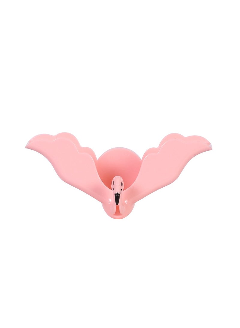 2 Pcs Flamingo Soap Dish Strong Traceless Drain Soap Rack For Keep Soap Dry Cleaning Shower Soap Protection Tray Bathroom Tools - Image 5