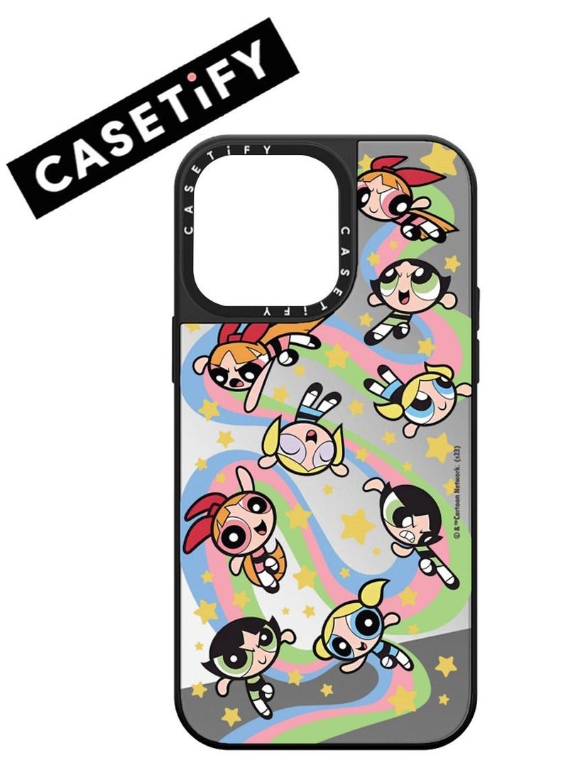 Casetify Apple iPhone 15 Pro Case The Powerpuff Girls Phone Cover - Mirror Face - Image 1