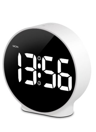 Small Digital Alarm Clock, HD LED Display Digital Alarm Clock, Desk Travel Electronic Clock Dual Alarm, 3 Adjustable Brightness, for Bedroom, Office, Table, Black (No Battery＆Adapter) - pzsku/Z5E19C6ACBC0F6C01A14FZ/45/_/1736791526/aca430f2-be63-4e80-8144-ee7da86fa6d3