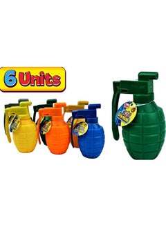 Ja-Ru Splash Fun Squirt Grenade Mini Water Gun (6 Pack) By Jaru. Plastic Grenade Shaped Squirt Gun. Small Summer Toys For Kids And Adults. Classic Pool And Beach Game Party Toy. Party Favors. 8686  - Image 4