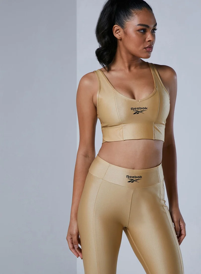 Reebok Wonder Woman High Shine Spandex Bra