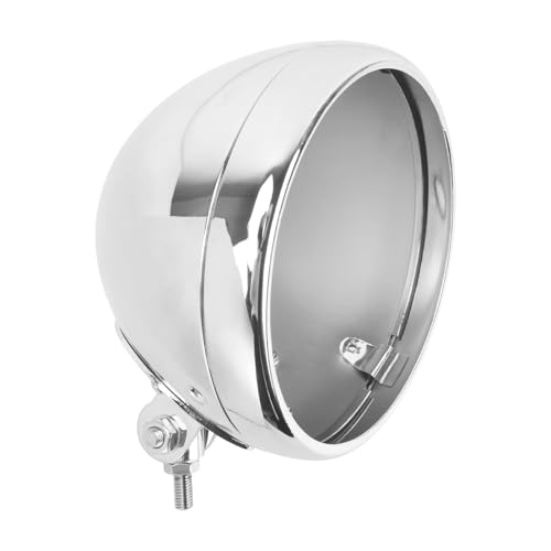 HDBUBALUS Motorcycle 7" Headlight Housing 7 Inch Head Lamp Bucket Fit for Harley Dyna Softail FX Custom Sportster XL (Chrome) - Image 3