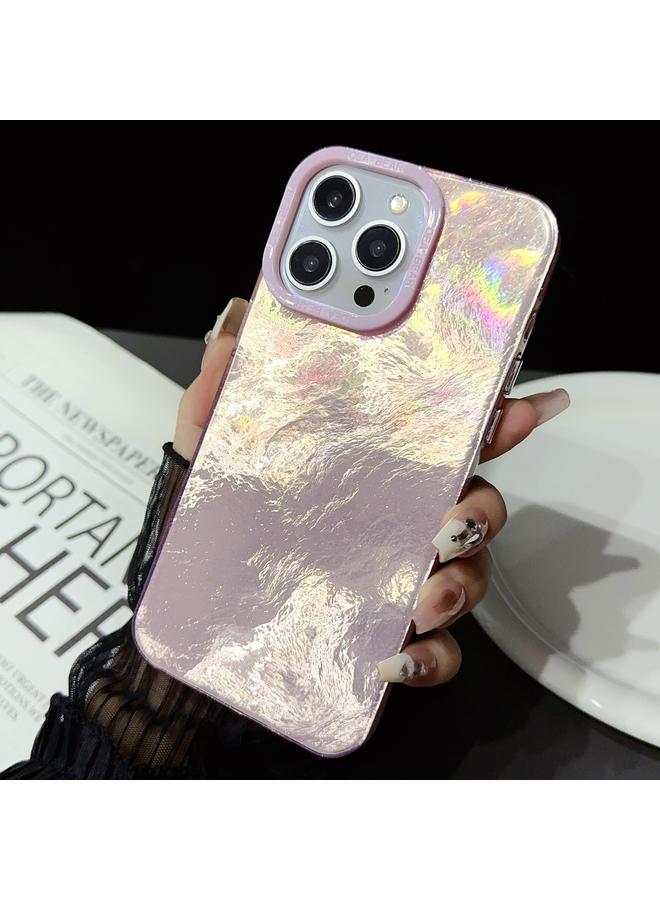 S-TOP Case For iPhone 15 Plus Tinfoil Texture Colorful Lens Frame IMD Acrylic Phone Case - Image 2