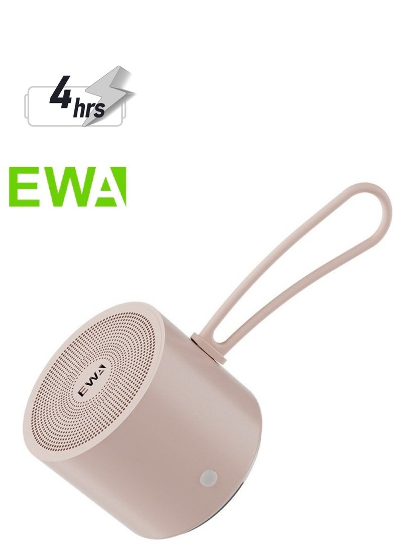 EWA مكبر صوت بلوتوث لاسلكي محمول صغير EWA A127 مقاوم للماء IPX5 (وردي) - Image 1
