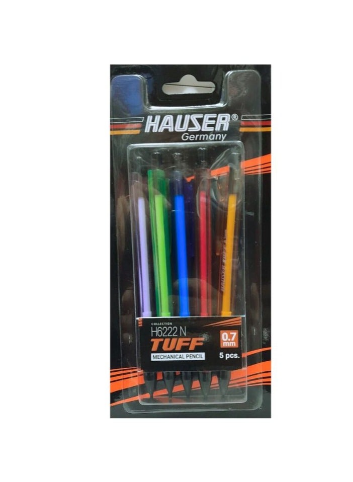 Hauser Germany قلم رصاص ميكانيكي توف 0.7 مم (عبوة من 5) - Image 1