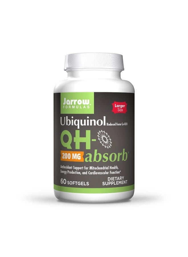 jarrow formulas Qh Absorb 200 Mg 60 Softgels High Absorption Co Q10 Active Antioxidant Form Of Co Q10 Supports Mitochondrial Energy Production And Cardiovascular Health 60 Servings - Image 2