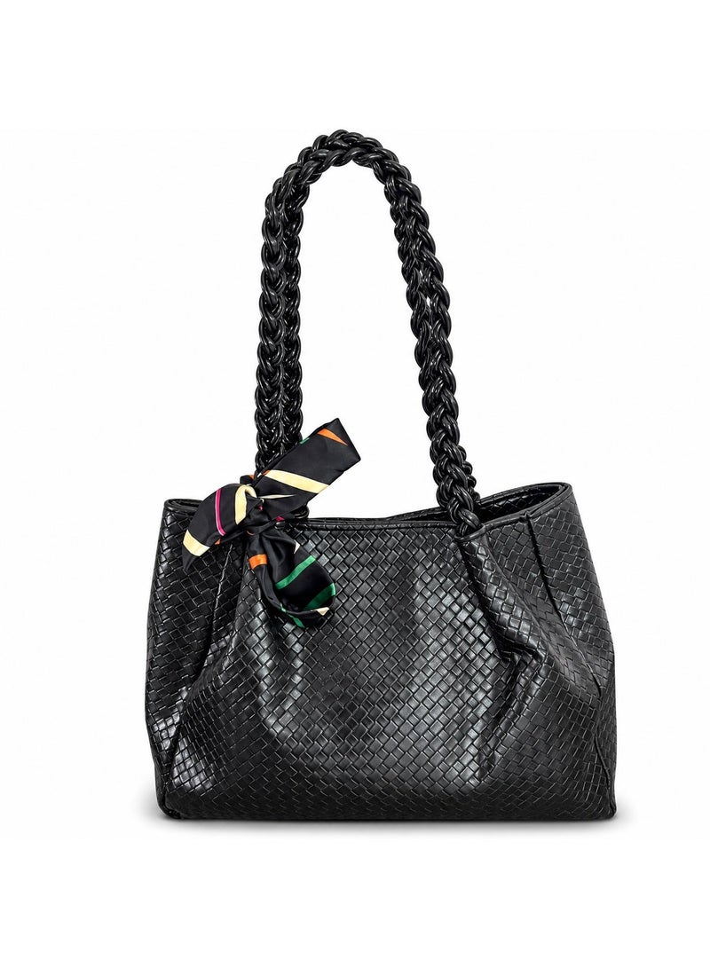 Vbranda Women's Stylish Handbag BA-78- Black - Image 2