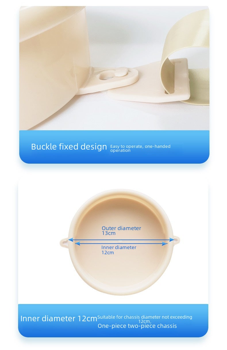 Stoma bath cover waterproof cover shower cover stoma chassis waterproof artifact belt-type pocket bath cover(ostomy shower cover/skin color/inner diameter 12cm neutral English packing) - Image 4