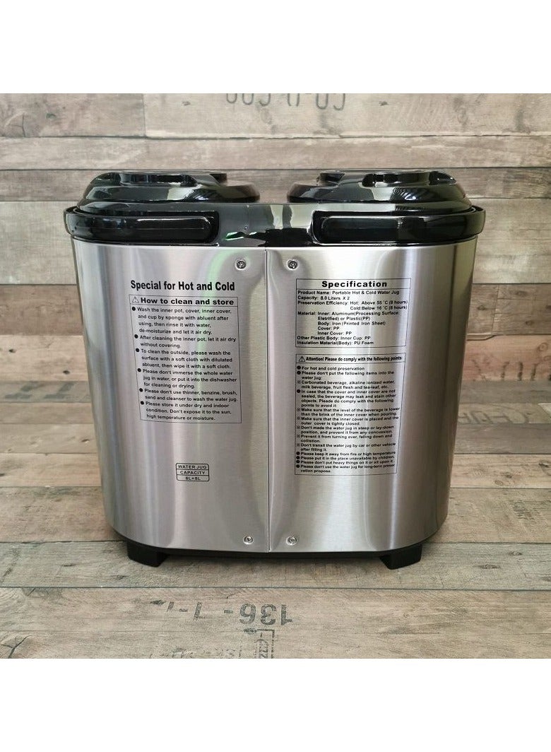 DubaiGallery موزع مبرد توأم، 16 لتر - Image 4