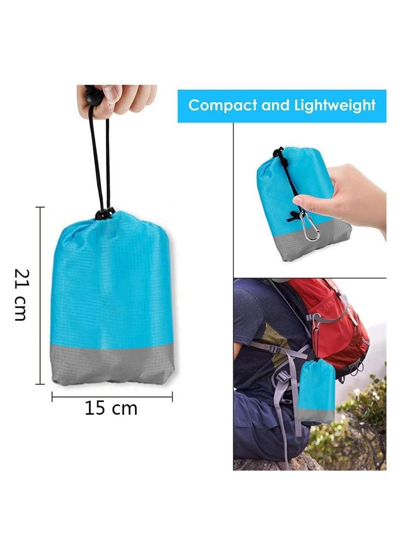 Vitacelli Nylon Waterproof Quick Drying Ripstop Sand Free Compact Outdoor Beach Mat for Travel, Camping, Hiking and Music Festivals (210x200cm)  - Image 2