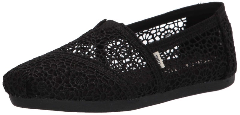 TOMS womens Alpargata Loafer, Black, 7.5 US - Image 4